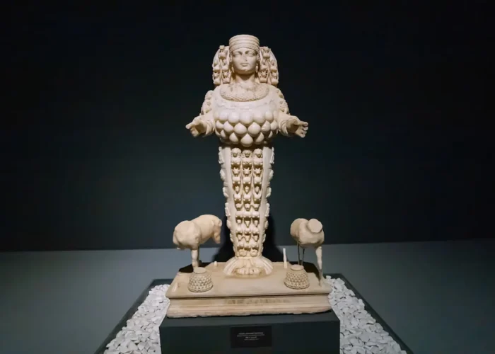 Ancient Artemis statue displayed in Ephesus Museum
